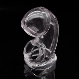 Transparante Soft Penis Sleeve Chastity Cage Apparaat met de Cock-apparaten Bondage Fetish For Men Sex Toys
