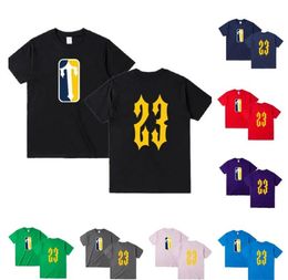 Nieuwe Trapstar Designer 23 T Shirts Polos Men Woman Fashion Clothing Oversized T-shirt 100% katoen zomer tee merk Tops maat S-XXL MQ5RE#