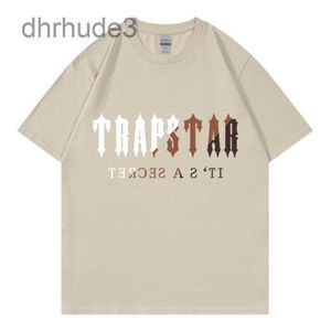 Nieuwe Trapstar Letter Print Heren T-shirts Klassiek Casual Mode Trend voor mannen en vrouwen Puur katoen Eenvoudig sport-T-shirt Vriendje Vriendin Cadeau UJTY