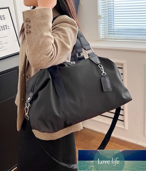 Nuevo bolso de viaje impermeable Oxford estampado de tela un hombro bandolera grande bolsas de equipaje de corta distancia Simple de gran capacidad