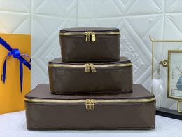 Nouvelle boîte de bijoux de voyage Organisateur de sacs cosmétiques Boîtes de rangement Boucles de stockage Colliers Bracelets and Rings