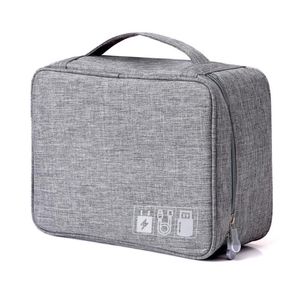 Nouveau sac de rangement de voyage batterie externe accessoires électroniques organisateur de gadgets numériques étanche et anti-poussière câble organisateurs sac