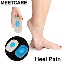 Nouveau traitement des troubles du talon coussin en Silicone soulager la Fatigue semelles orthopédiques coussin arrière talon tasse pour les soins de santé de la douleur calcanéenne