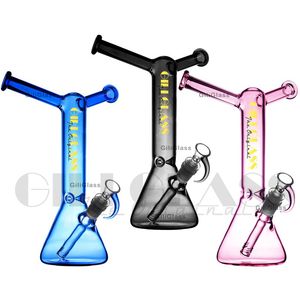 Deel om partner te zijn 11,5 inch glazen beker bong dab rig watertaarten bedwelmende gongs olieplatforms wax met kwarts banger of kom roze rookpijp Hookah downstem