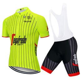 Nouveau Maillot de cyclisme à manches courtes ensemble de bavoirs VTT vêtements vtt vêtements de vélo Maillot Ropa Ciclismo vêtements de sport