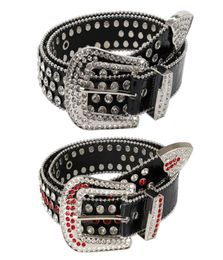 Nouvelle tendance Bling Blin Rhintone ceinture hommes femmes Wtern Cowboy clouté adn diamant ceinture pour jean Cinturon De Strass6909561