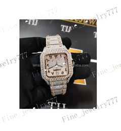 New Trend Design Moissanite Diamond Watch avec style fantaisie Iced Mens Watch for Specials Occasion VVS MOISSANITE GESTIONS
