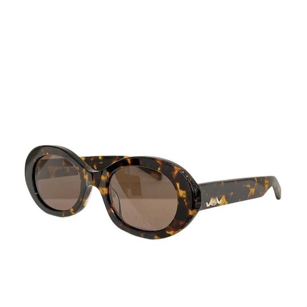 Nouvelles lunettes de soleil de créateur tendance, marque de mode, monture en métal, avec lunettes rectangulaires complètes. Boite cadeau