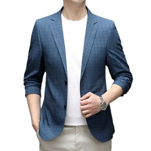 Manteau de costume décontracté pour hommes, nouvelle tendance printemps et automne, mode pour hommes, costume pour jeunes, Version coréenne, Slim Fit, haut occidental simple