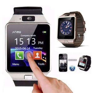 Nieuwe trend touchscreen Reloj DZ09 Smart Watch Sim Card Telefoon Kijk Flip Smart Watches Camera Video Call WiFi