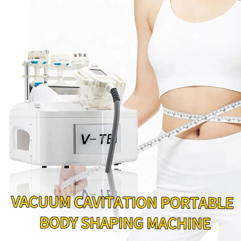 New Trending Drain Fat Muscle Sculpting Machine V10 Body Shape Vacuum Rf Cavitation Slimming Buttock Lifting Machine
