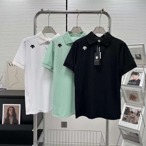Nieuw trendy merk Dijia zonwering en ademend POLO-shirt voor lente en zomer 2024, loszittende sport- en casual herentop met korte mouwen