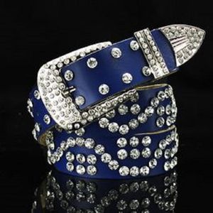 Nieuwe trendy mode luxe designer statement riem super glinsterende diamant zirkoon kristal lederen riem voor vrouw vrouwelijk 110 cm 3,6 ft voor shirts jeans