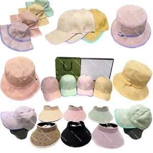 Nieuwe trendy G Ball Caps Designer Bucket Hats Casquette For Men Women Candy Colors 24 Styles Baseball Caps Snapback Gift