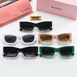 Nouvelle tendance Mui Mui Lunettes de soleil Designer Butterfly Pink Femmes Cat Eye Sunglasses For Women Designer Retro Premium Ray Sunglasses Men Sun Protection Fashion Eyewear