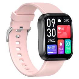 Nieuw trendy horloge smart bluetooth 5.2 reloj APP bloedsuikerdruk functionele smartwatch IP67 waterdichte sport fitness tracker