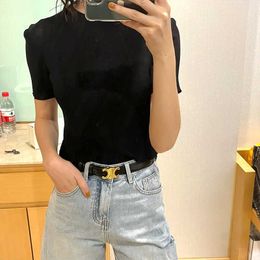 Nouveau triomphal arc slim ceinture femme mode femme polyvalente décoration de ceinture polyvalente jeans de style simple de la Corée du Sud 2024