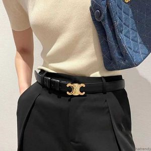 Nouveau triomphal arch slim ceinture femme mode femme polyvalente petite décoration de style simple de la Corée du Sud jeans 0DQJ