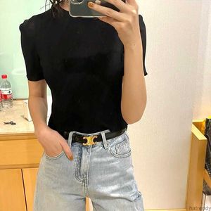 Nieuwe Triumphal Arch Slim Belt dames mode veelzijdige kleine decoratie Zuid -Korea eenvoudige ins style jeans 7def