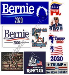 Nouveau Trump 2020 Train Bernie Car autocollants Locomotive Keep and Bear Arms Train Window Stickers Home Living Room Decor Stickers Wall Stickers8963216