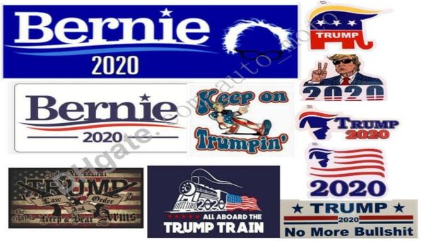 Nouveau Trump 2020 Train Bernie Car autocollants Locomotive Keep and Bear Arms Train Window Stickers Home Living Room Decor Stickers Wall Stickers5268962