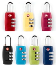 NUEVO TSA Código de 3 dígitos Combinación de bloqueo reiniciable Customs Locks Bloqueos Lanzamiento de equipaje Lándola de alta seguridad SN25596918689