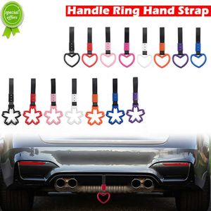 Nieuwe Tsurikawa Ring Auto Hand Strap Loops Bumper Waarschuwing Ringen Subway Hand Strap Handgrepen Auto Voor Auto Waarschuwing En auto Tow Strap