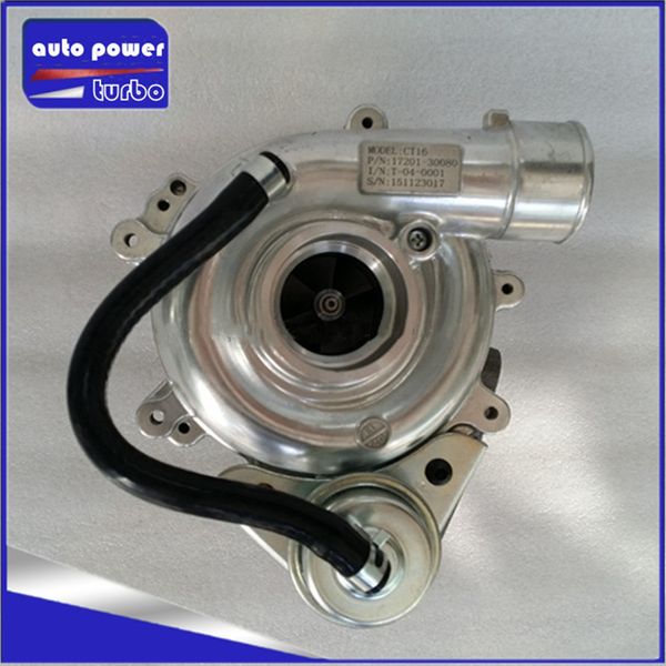 Nouveau turbocompresseur 17201-30080 CT16 Turbo pour Toyota Hiace Hilux Land Cruiser-2KD