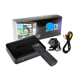 NIEUWE TV BOX MAG250W1 Linux Set Top MAG 250 met ingebouwde WiFi WLAN HEVC H265 Smart Media Player MAG250 Hetzelfde als MAG322 MAG322W15345244