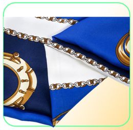 Nouvelle écharpe en soie en serre femme Saddle Decoration Printing Square Croclations Fashion Wrap Femme Foulard grand châle Hijab Neckerchief 1306046024