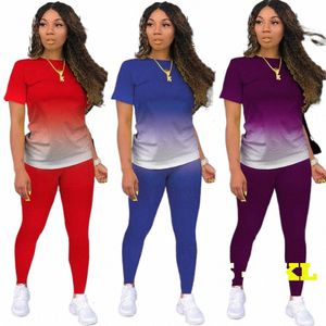 Nouveau deux pièces ensemble femmes survêtements ensembles marque imprimé sweat à capuche pantalon sweat ensemble costume de sport pour femmes vêtements h0fc #