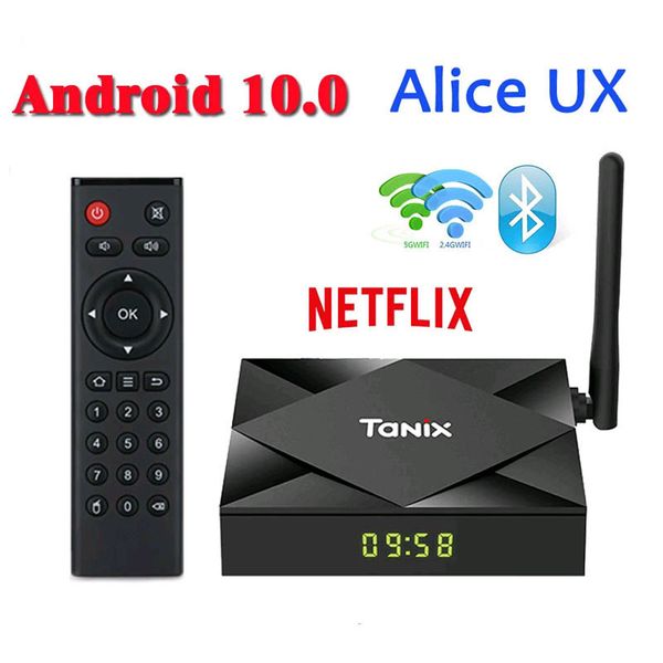 NOUVEAU TX6S TV BOX Android 10.0 H616 64 Go 32 Go 16 Go 1080p 3D Video Media Player 2.4G5G WiFi BT Set Top Box