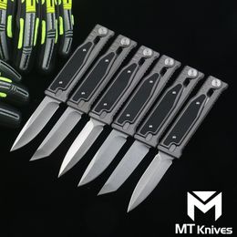 Nuevo tipo plegable cuchillo plegable monolítico CNC Mango de aluminio D2 Supervivencia EDC CAZA DE CAMPA DE CAMPA EDC Herramienta de cocina al aire libre Key Clifón