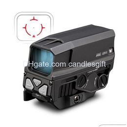 Nuevo Mira holográfica óptica Uh1 Gen2, reflejo de punto rojo con carga Usb para Rifle de caza Airsoft de montaje de 20Mm, entrega negra