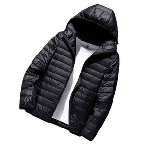 Nuevas chaquetas ultraligeras de plumón de pato blanco 90% para hombre, Parka cálida a prueba de viento para hombre, abrigo de invierno informal para hombre, abrigo de plumón impermeable G1108
