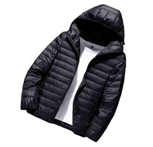 Nieuwe Ultra Lichte 90 Witte Eend Donsjacks Man Mannelijke Winddicht Warme Parka Mannen Casual Winterjas voor Mannen donsjas Waterdicht G1108482615