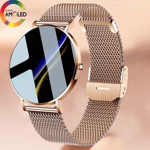 New ultra-thin smartwatch Lady 1.36in AMOLED 360*360 HD pixel display always displays time call reminder smartwatch Lady + box