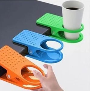 Clip para tazas de mesa, soporte para vasos, soporte para vasos, taza, vaso de oficina, abrazadera de vidrio para oficina, hogar, bebida, café, taza de agua, soporte para tazas, soporte para mesa de escritorio