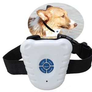 Nieuwe Ultrasone Hond Anti Bark Stop Training Halsbanden Blafcontrole halsband hond training machine SN33052360