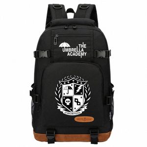 Nouveau Umbrella Academy Garçons Filles Enfants School Book Sacs Femmes Bagpack Adolescents Toile Hommes Ordinateur portable Voyage Sac à dos C2RF #