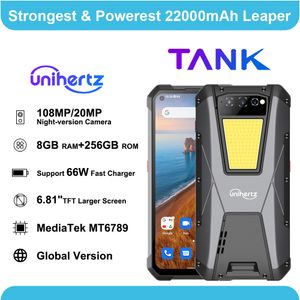 Nieuwe Unihertz Tank 6,81-inch 22000 MA 12 256G Tri-Proof smartphone