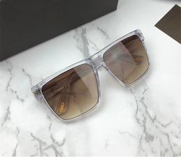 Nieuwe unisex lichtgewicht plank big-square gradiënt zonnebril UV400 luxe ontworpen mannen dames bril bril occhiali da sole 55-15-145 fullset case