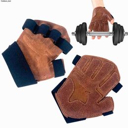 Nieuwe Unisex Gewichtheffen Training Handschoenen Fitness Sport Body Building Gymnastiek Grips Gym Handpalm Polsbeschermer