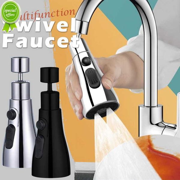 Nouveau universel 360 rotation cuisine robinet Extender aérateur plastique Splash filtre cuisine lavabo robinet barboteur buse