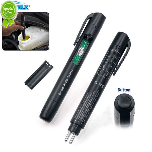 Nouveau testeur de liquide de frein universel outils de diagnostic de qualité d'huile précise indicateur LED stylo de test de liquide testeur d'huile de frein automobile