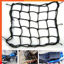 Nieuwe Universele Bungee Bagagenet Motorhelm Mesh Opslag Motorhelm Bungee Bagage Hold Down Storage Cargo Organizer Net