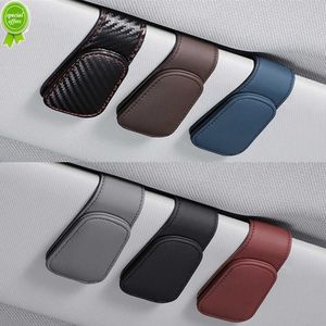 Car Sun Visor Organizer - Multifunctional Sunglasses Holder with Card Slot and Pen Clip, Durable ABS Material, Universal Fit, Auto Interior Accessories