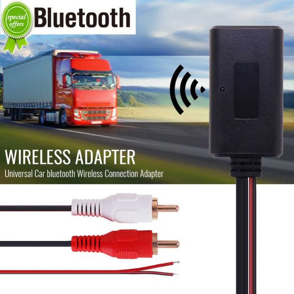 Nouveau Module récepteur Bluetooth universel pour voiture Interface 2RCA adaptateur AUX musique Audio stéréo récepteur Bluetooth sans fil