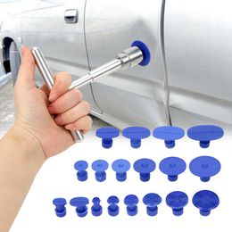 Nieuwe Universele Auto Uitdeukstation Plastic Zuignap Voor Trekken Voertuig Verwijder Deuken Tabs Plaatwerk Reparatie Tool Kit Hamer
