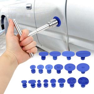 Extracteur de bosses universel pour voiture, ventouse en plastique pour tirer le véhicule, enlever les onglets de bosses, Kit d'outils de réparation de tôle, marteau